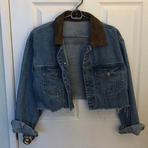 Brandy Melville Cropped Denim Jacket